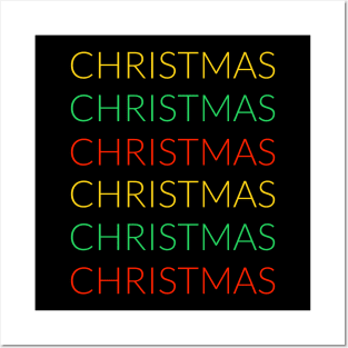 Christmas Christmas Christmas colors Posters and Art